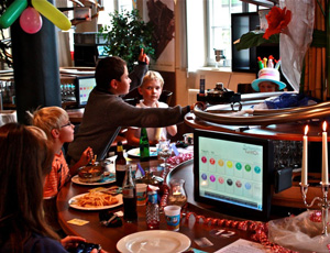 Kinder im Schwerelos Restaurant Hamburg
